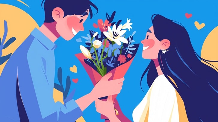 زوج خوشحال در حال لبخند زدن و احیای عشق پس از روزمرگی در رابطه